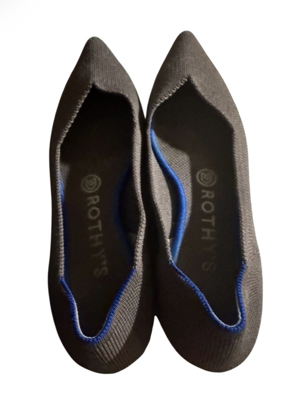 Rothy's Pointed Toe Knit Flats in Charcoal - Picture 3 of 3